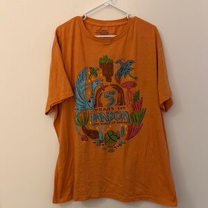 Pandora Disney Orange Graphic T-Shirt